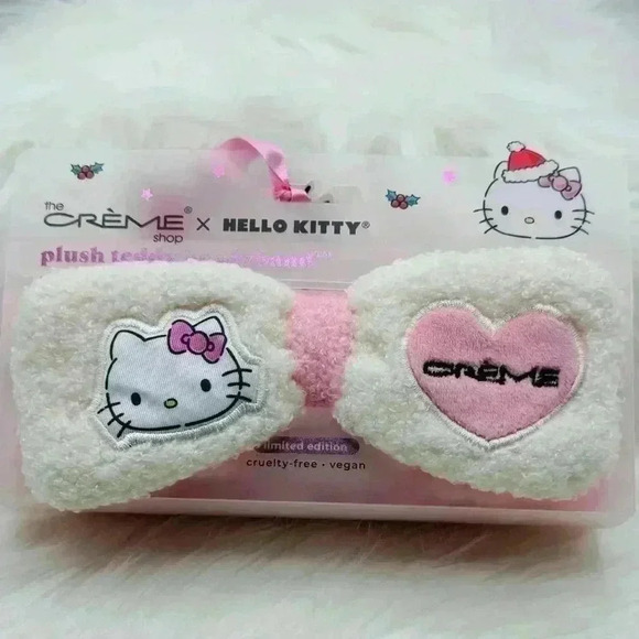 THE CREME SHOP X HELLO KITTY Plush Spa Headband - Picture 1 of 3
